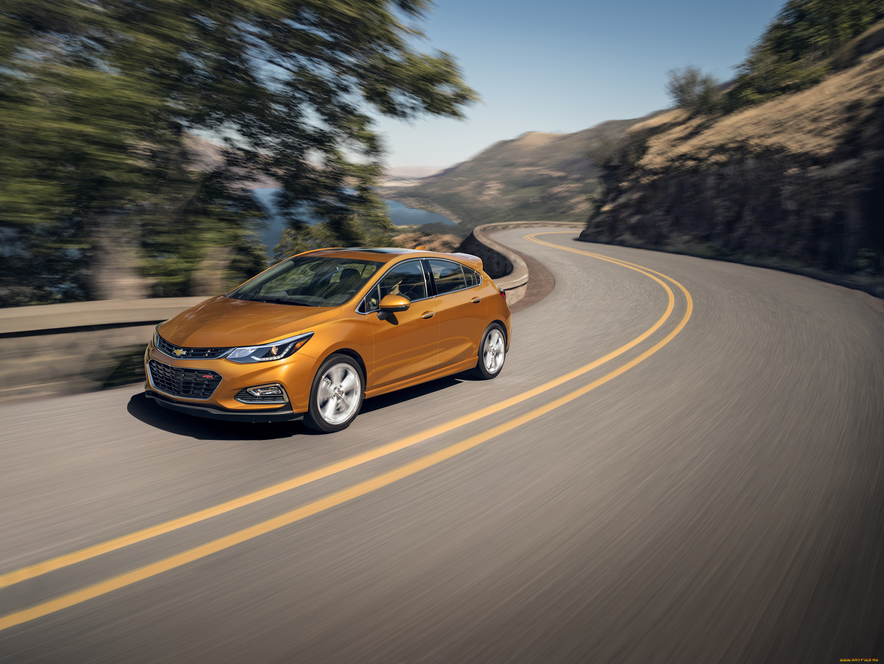 , chevrolet, 2017, cruze, rs, hatchback, premier, america, north